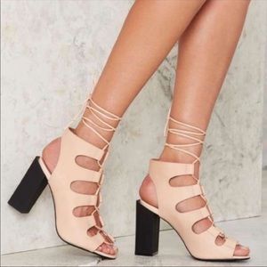 Jeffrey Campbell Allow lace up sandals - size 9
